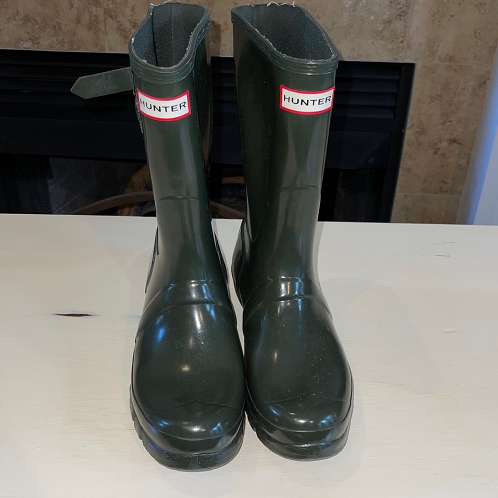 Hunter Rainboots short length, size 8